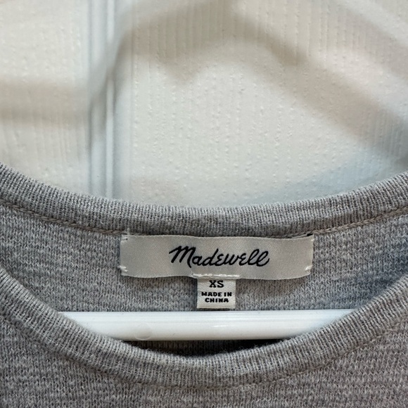 Madewell gray sweater tank, XS - Picture 2 of 4